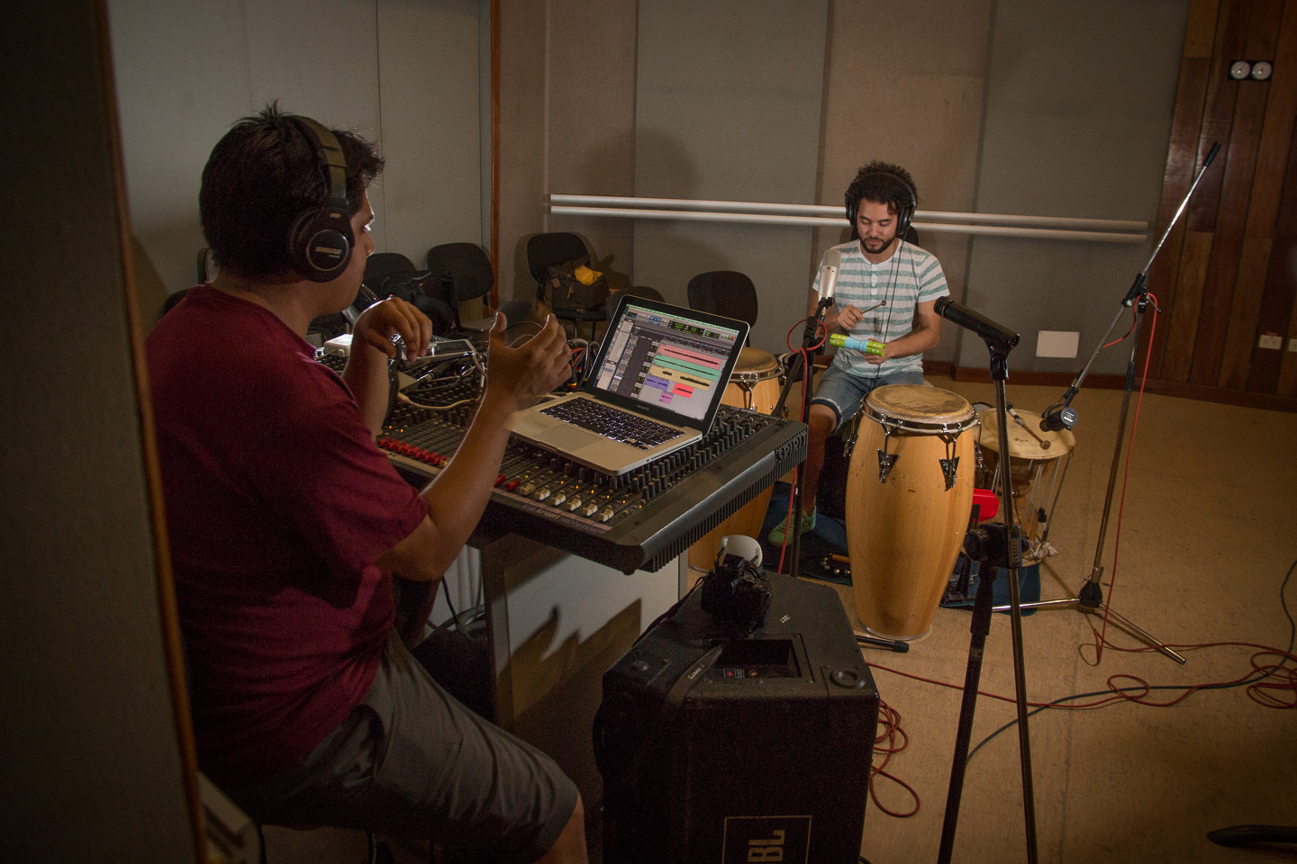 Recording in Cuba