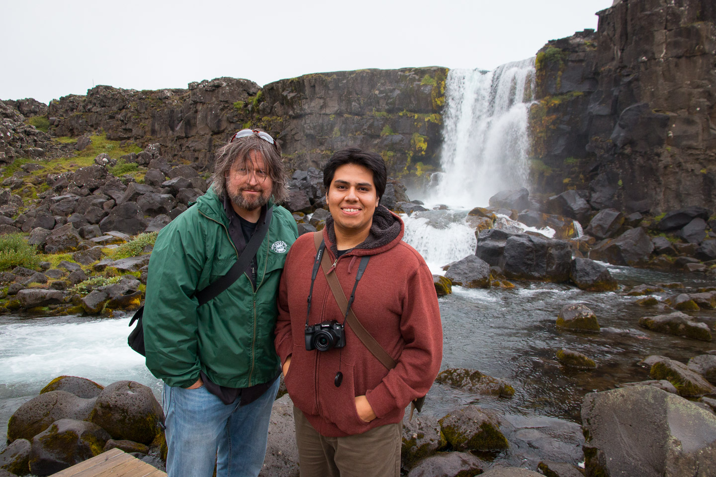 Ronan and Diego in Iceland